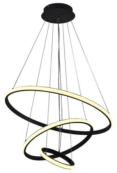 Brilagi - Lampadario LED dimmerabile a sospensione su cavo CIRCLE LED/90W/230V 3000-6500K + telecomando