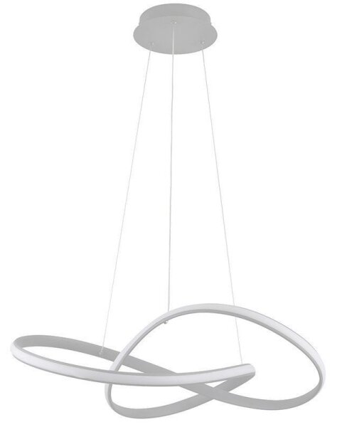 Brilagi - Lampadario a sospensione con filo LED dimmerabile COSMOWAVE LED/70W/230V 3000-6500K argento + +TC