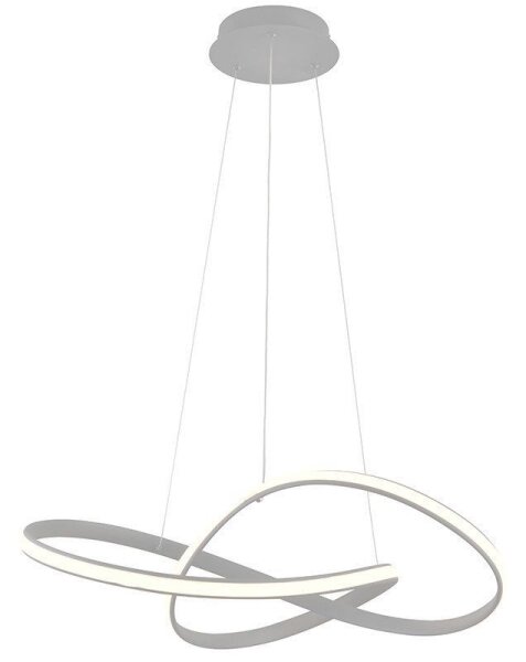 Brilagi - Lampadario a sospensione con filo LED dimmerabile COSMOWAVE LED/70W/230V 3000-6500K argento + +TC