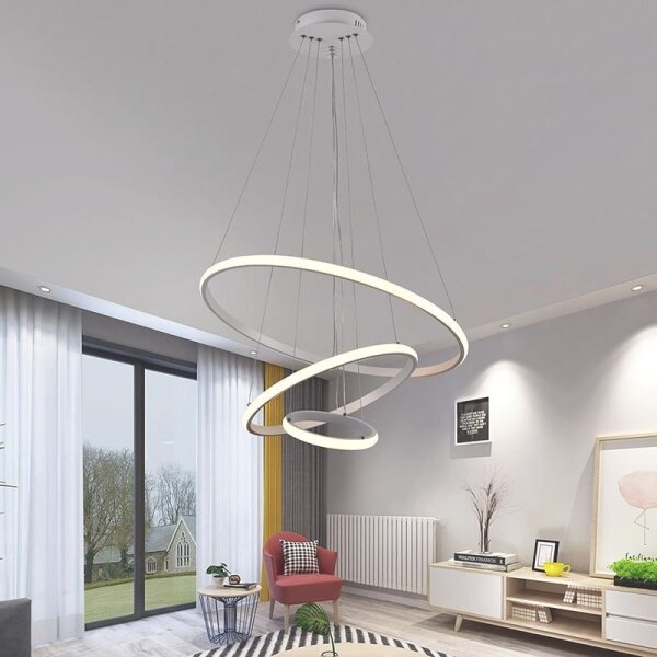 Lampadario a sospensione con filo LED dimmerabile LED/90W/230V 3000-6500K + +TC