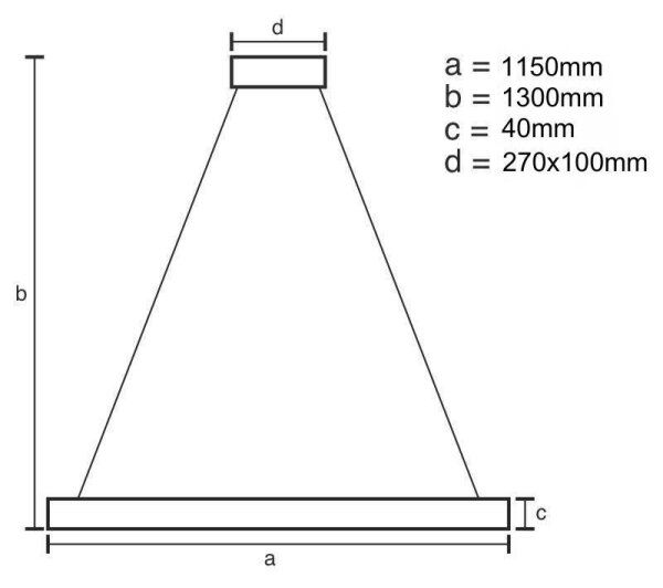 Lampadario LED dimmerabile su cavo LED/65W/230V 3000-6500K con DO