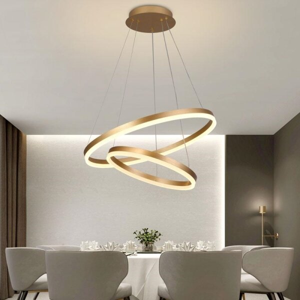 Lampadario a sospensione con filo LED dimmerabile LED/70W/230V 3000-6500K + telecomando