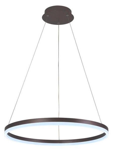 Brilagi - Lampadario LED dimmerabile a sospensione con cavo CIRCLE LED/42W/230V 3000-6500K marrone + telecomando