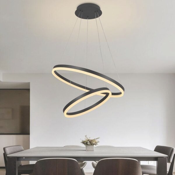Lampadario a sospensione con filo LED dimmerabile LED/70W/230V 3000-6500K + telecomando