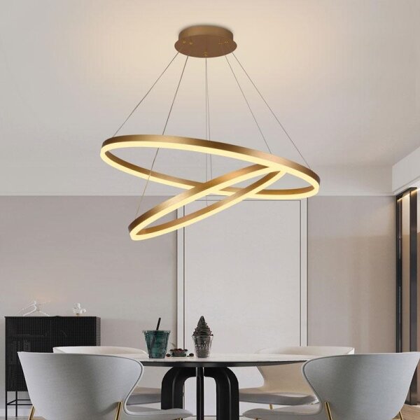 Lampadario a sospensione con filo LED dimmerabile LED/100W/230V 3000-6500K + telecomando