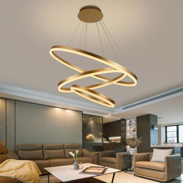 Lampadario a sospensione con filo LED dimmerabile LED/125W/230V 3000-6500K + telecomando