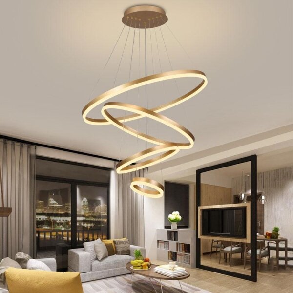 Lampadario a sospensione con filo LED dimmerabile LED/165W/230V 3000-6500K + telecomando