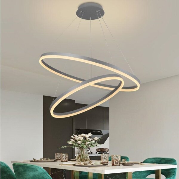 Lampadario a sospensione con filo LED dimmerabile LED/100W/230V 3000-6500K + telecomando