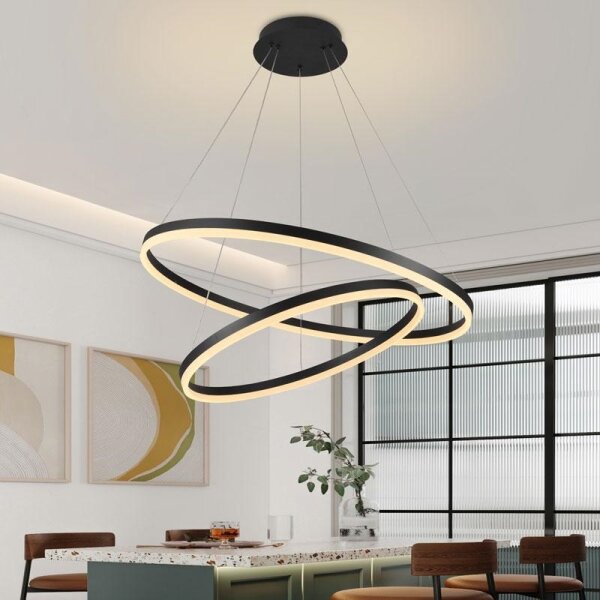 Lampadario a sospensione con filo LED dimmerabile LED/100W/230V 3000-6500K + telecomando