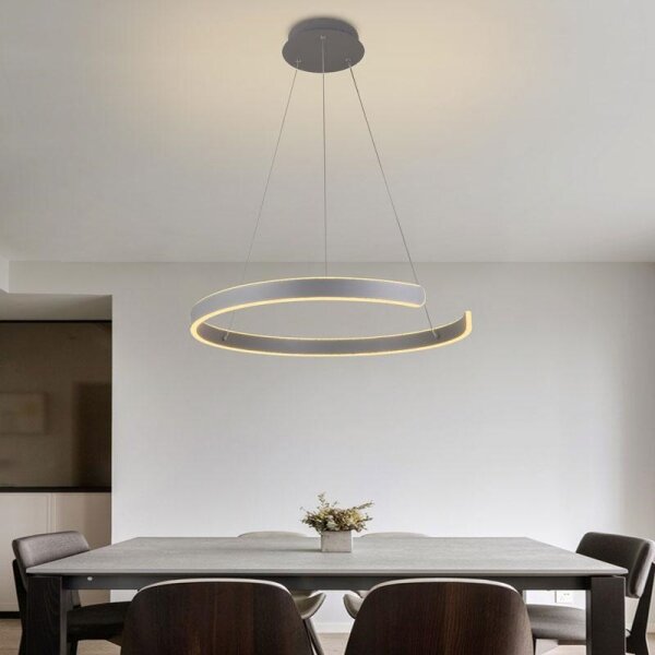 Lampadario a sospensione con filo LED dimmerabile LED/70W/230V 3000-6500K + telecomando