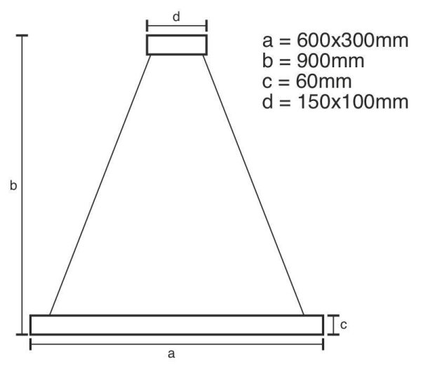 Lampadario LED Dimmerabile su cavo LED/80W/230V 3000-6500K + telecomando
