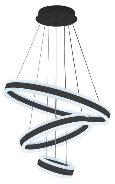 Lampadario a sospensione con filo LED dimmerabile LED/165W/230V 3000-6500K + telecomando