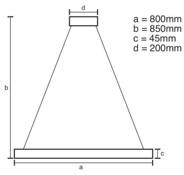 Lampadario a sospensione con filo LED dimmerabile LED/100W/230V 3000-6500K + telecomando