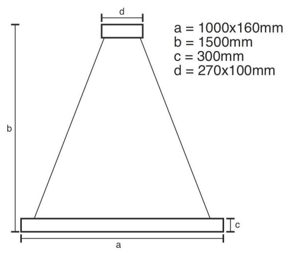 Lampadario a sospensione LED dimmerabile cristallo su cavo LED/95W/230V + DO