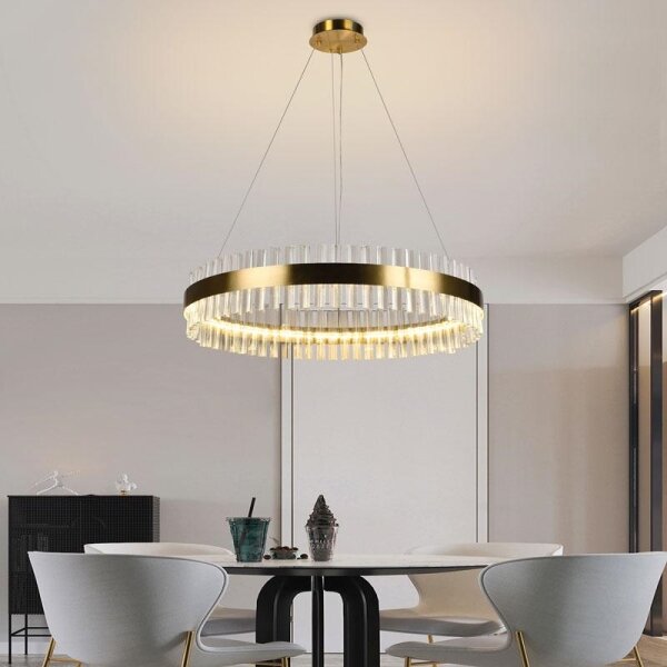 Lampadario a LED dimmerabile in cristallo su cavo LED/55W/230V con telecomando