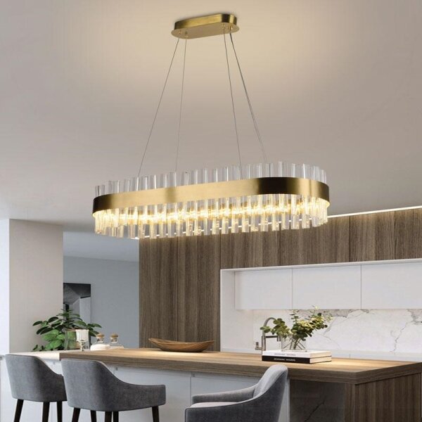 Lampadario a sospensione LED dimmerabile cristallo su cavo LED/45W/230V + DO