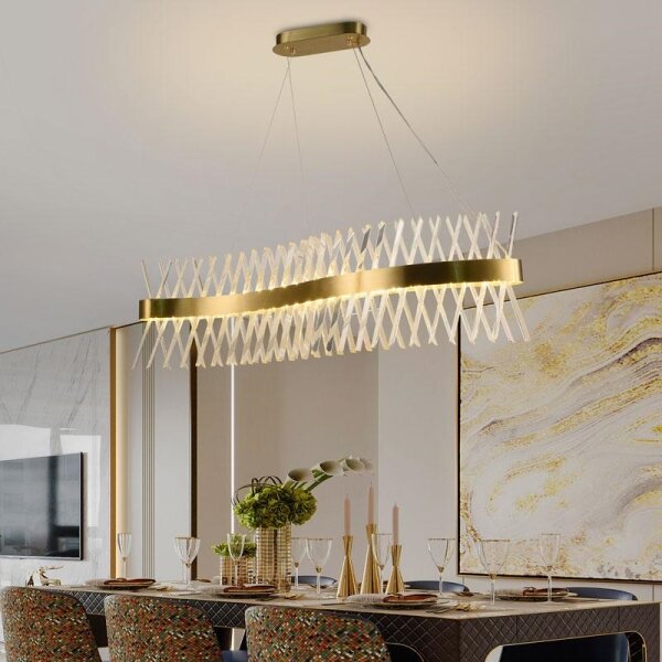 Lampadario a sospensione LED dimmerabile cristallo su cavo LED/95W/230V + DO