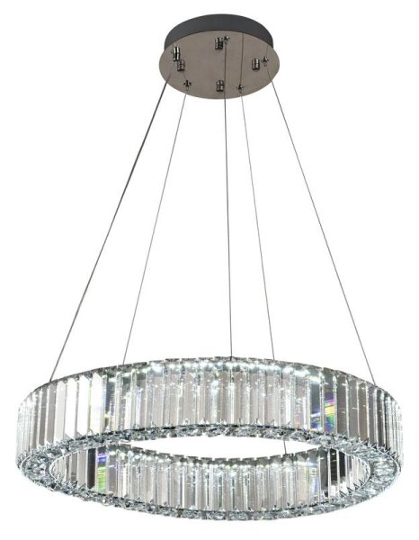 Lampadario a sospensione con filo LED dimmerabile LED/40W/230V 3000-6500K cromo + telecomando