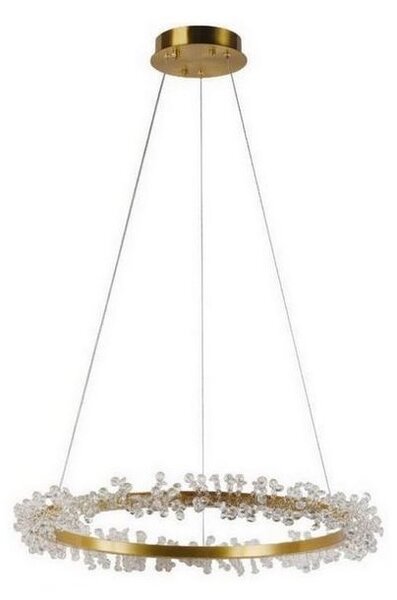 Lampadario a sospensione con filo LED dimmerabile LED/40W/230V 3000-6500K oro + telecomando
