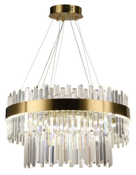 Lampadario di cristallo a LED dimmerabile su una stringa LED/80W/230V + telecomando