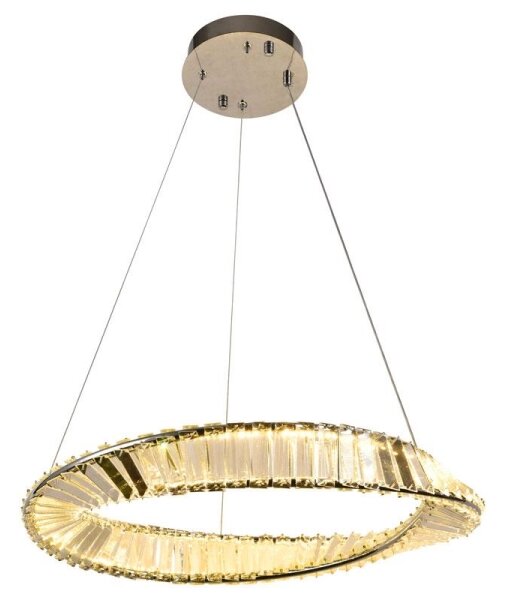 Lampadario di cristallo a LED dimmerabile su una stringa LED/40W/230V + telecomando