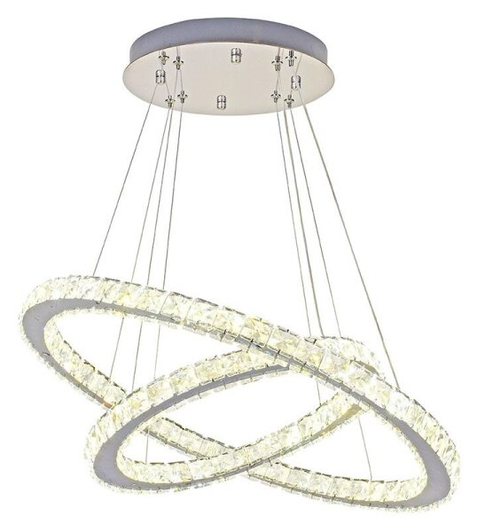 Lampadario LED dimmerabile su cavo LED/115W/230V 3000-6500K argento + DO