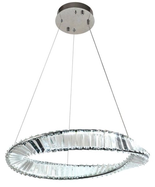 Lampadario di cristallo a LED dimmerabile su una stringa LED/40W/230V + telecomando