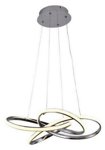 Lampadario a sospensione con filo LED dimmerabile LED/65W/230V 3000-6500K grigio + telecomando