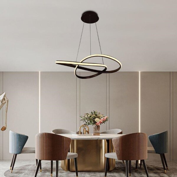 Brilagi - Lampadario a sospensione con filo LED dimmerabile COSMOWAVE LED/70W/230V 3000-6500K marrone + +TC