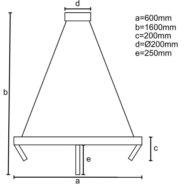 Lampadario a sospensione con filo LED dimmerabile LED/85W/230V 3000-6500K + telecomando