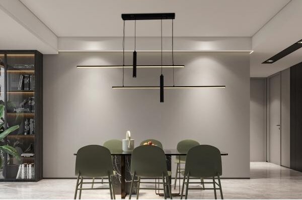 Lampadario a sospensione con filo LED dimmerabile LED/70W/230V 3000-6500K + telecomando