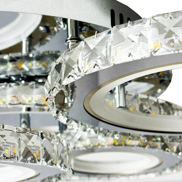 Lampadario a plafone LED dimmerabile LED/120W/230V 3000-6500K + telecomando