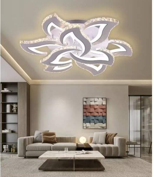 Lampadario a plafone LED dimmerabile LED/180W/230V 3000-6500K + telecomando