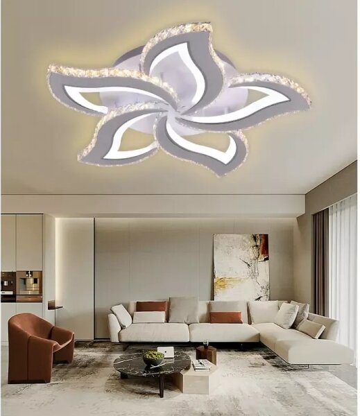Lampadario LED dimmerabile 100W 230V 3000-6500K con telecomando
