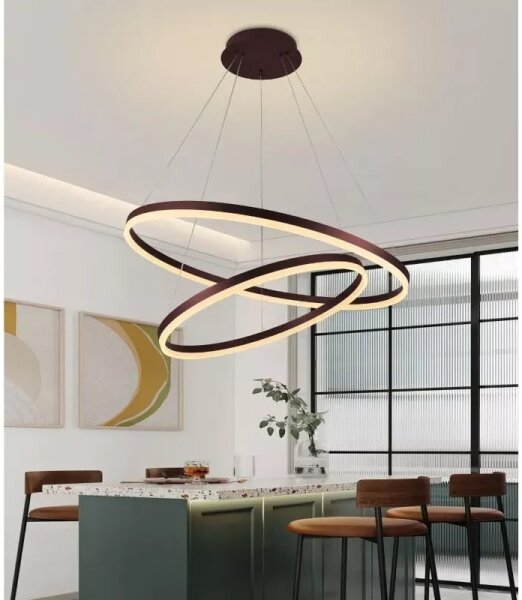 Lampadario a sospensione con filo LED dimmerabile LED/100W/230V 3000-6500K + telecomando