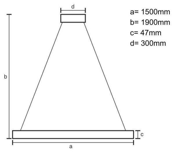 Lampadario LED a sospensione con filo LED/26W/230V 4000K 150 cm cenere/legno solido