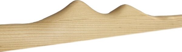Lampadario LED a sospensione con filo LED/22W/230V 4000K 120 cm cenere/legno solido