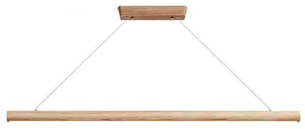 Lampadario LED a sospensione con filo LED/26W/230V 4000K 150 cm cenere/legno solido
