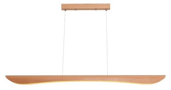 Lampadario LED a sospensione con filo LED/22W/230V 4000K 120 cm faggio/legno solido
