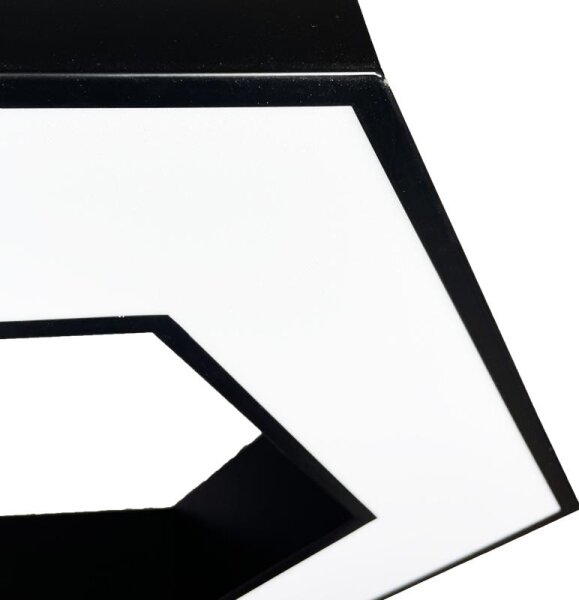 Lampadario LED a sospensione con filo LED/28W/230V 4000K diametro 60 cm