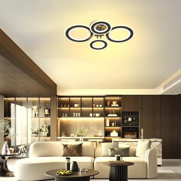 Lampadario a plafone LED dimmerabile LED/100W/230V 3000-6500K + telecomando