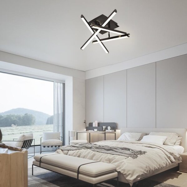 Lampadario a plafone LED dimmerabile LED/60W/230V 3000-6500K + telecomando