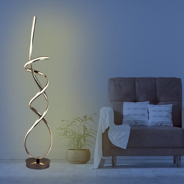 Lampada da terra dimmerabile a LED LED/80W/230V 3000-6500K + telecomando