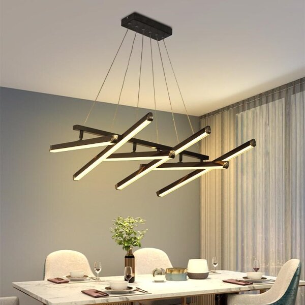 Lampadario a sospensione con filo LED dimmerabile LED/90W/230V 3000-6500K + telecomando