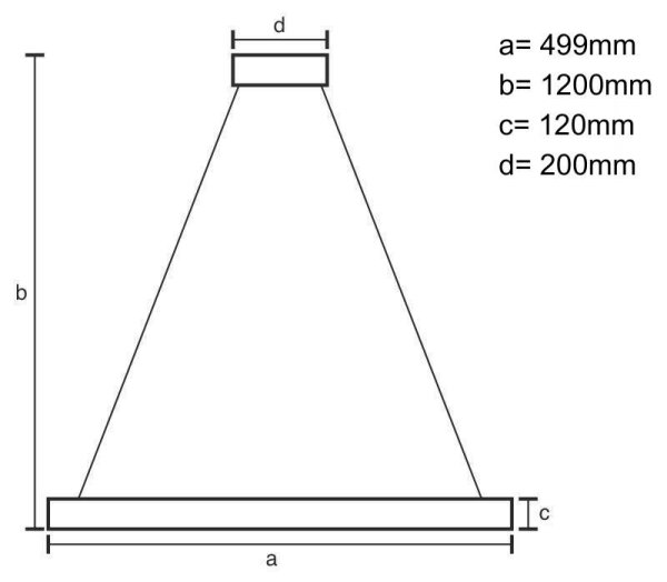 Lampadario a sospensione con filo LED dimmerabile LED/90W/230V 3000-6500K nero + telecomando