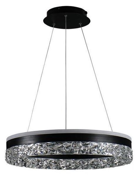 Lampadario a sospensione con filo LED dimmerabile LED/80W/230V 3000-6500K nero + telecomando