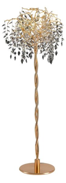 Lampada da terra di cristallo 5xG9/40W/230V oro