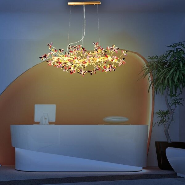 Lampadario di cristallo a sospensione 13xG9/40W/230V colorato
