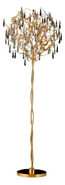 Lampada da terra di cristallo 5xG9/40W/230V oro