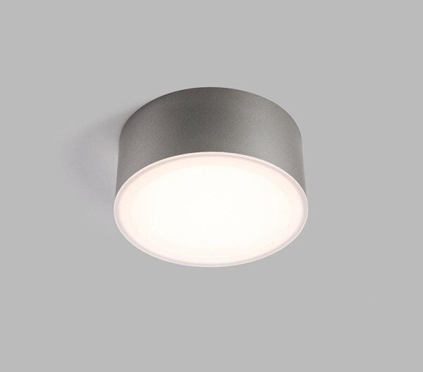 LED2 - Plafoniera LED BUTTON LED/17W/230V argento